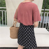 Polka Dot Basic Skirt