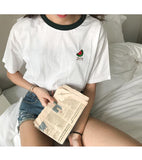 Japanese Fruits Kawaii Two Tone Color Tee