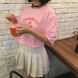 Japanese Kawaii Strawberry Milk Tee