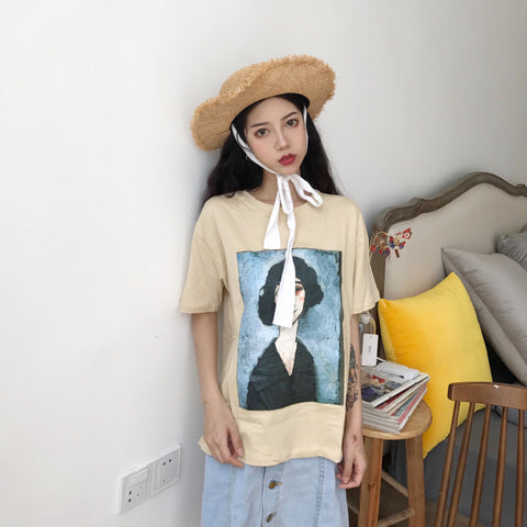 Aesthetic Retro Painting Tee