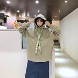 Statement Ribbon Hoodie