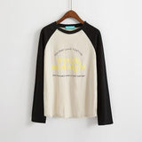 Two Color Basic Long Sleeves Tee