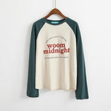 Two Color Basic Long Sleeves Tee