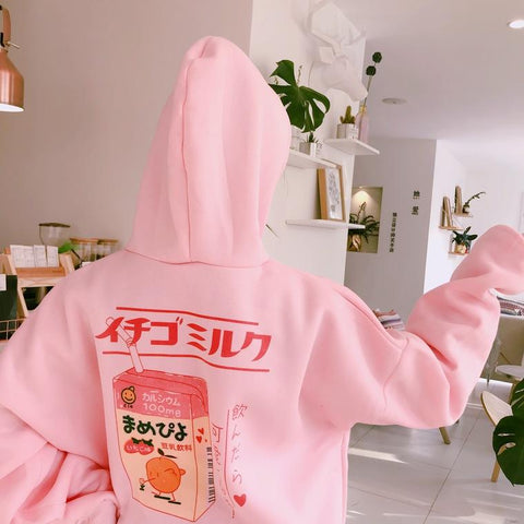 Japanese Strawberry Milk Sweatshirt
