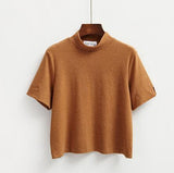 Macaron Color Turtleneck Top