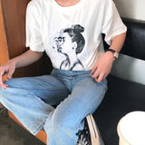 Aesthetic Woman Painting Tee