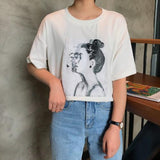 Aesthetic Woman Painting Tee