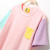 Pastel Patches Color Block Tee