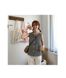 Plaid Sleeveless Top